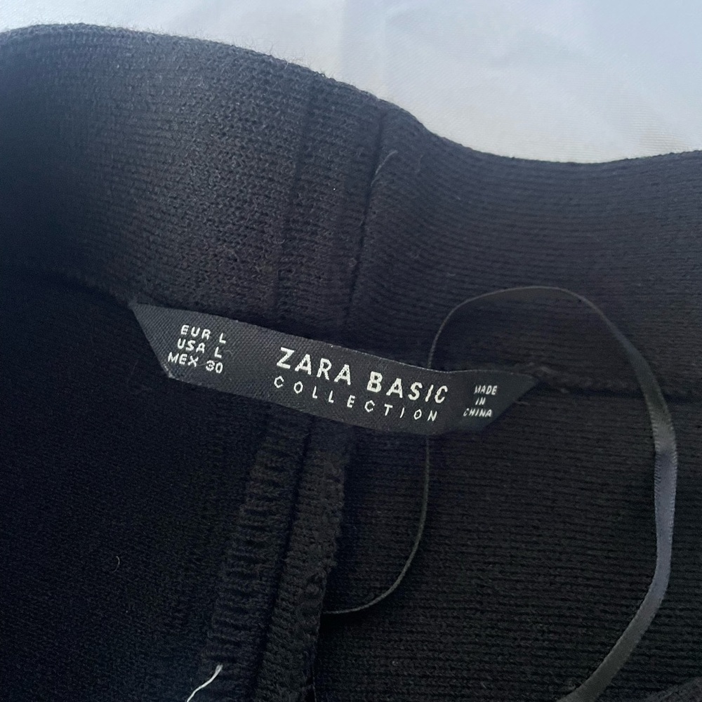 Zara black mini skirt